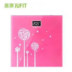 居康精准体重秤 家用电子秤人体秤体重称体重计健康秤称重JFF002ES 粉色 JFF002ES